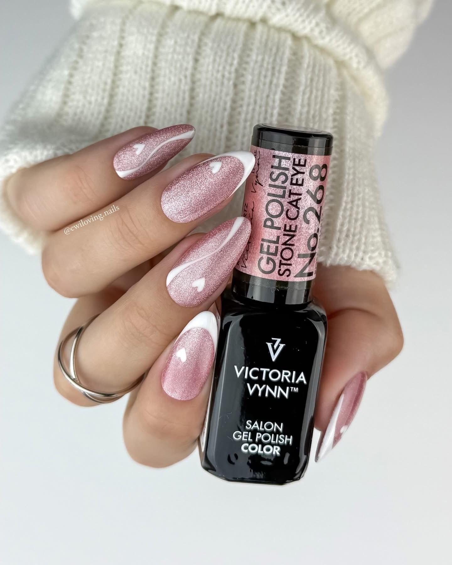 Gel Polish 268 Cat Eye  Rose Quartz