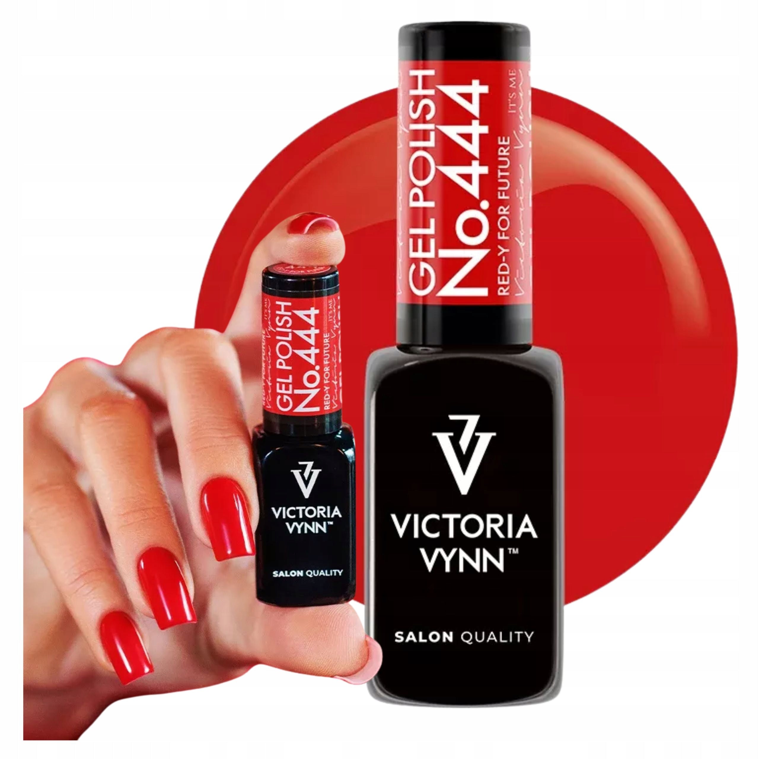Gel Polish 444 Red-Y For Future