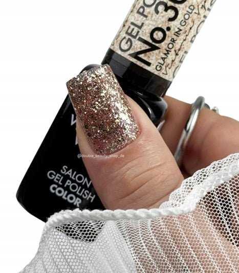 Gel Polish 304 Glamor In Gold