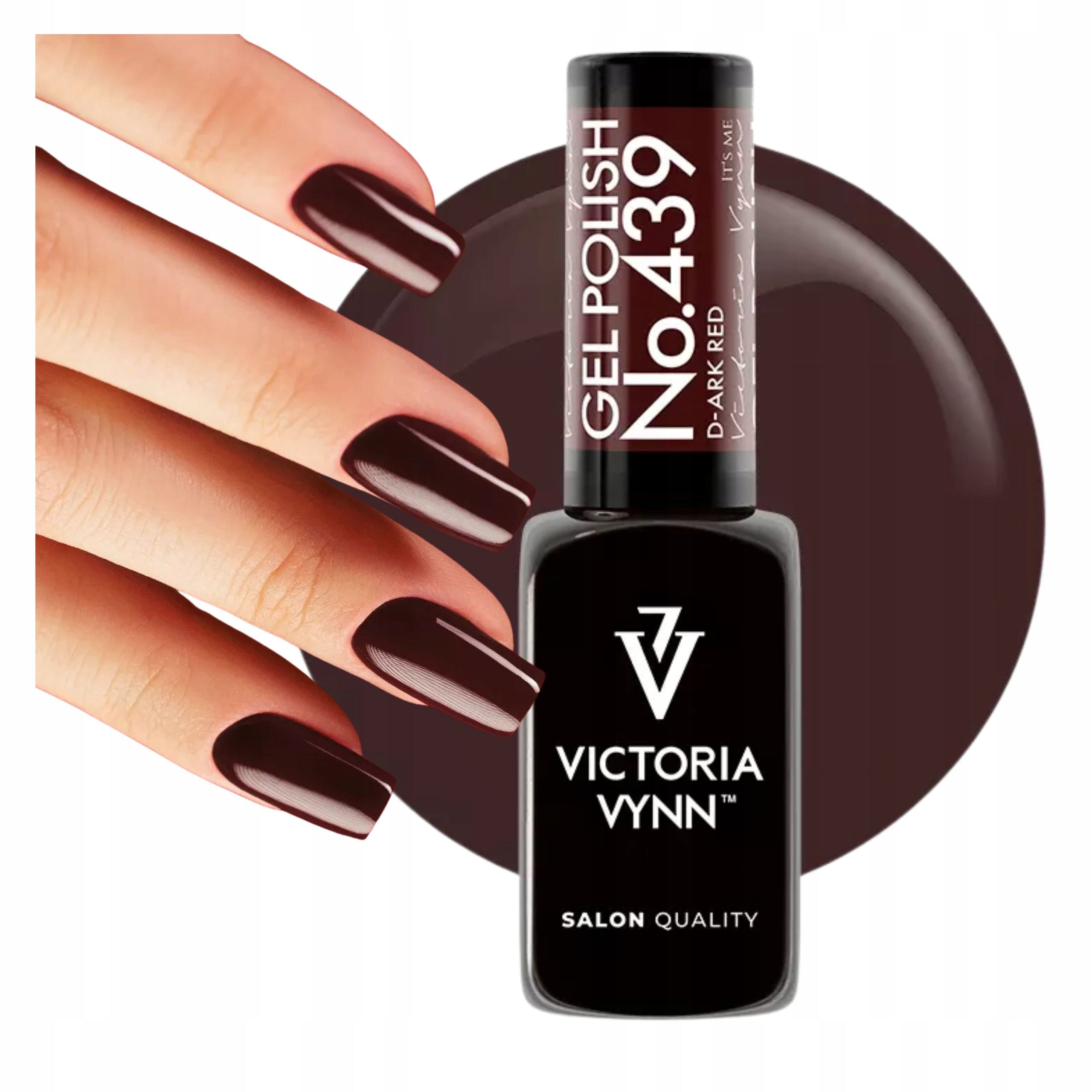 Gel Polish 439 Dark Red