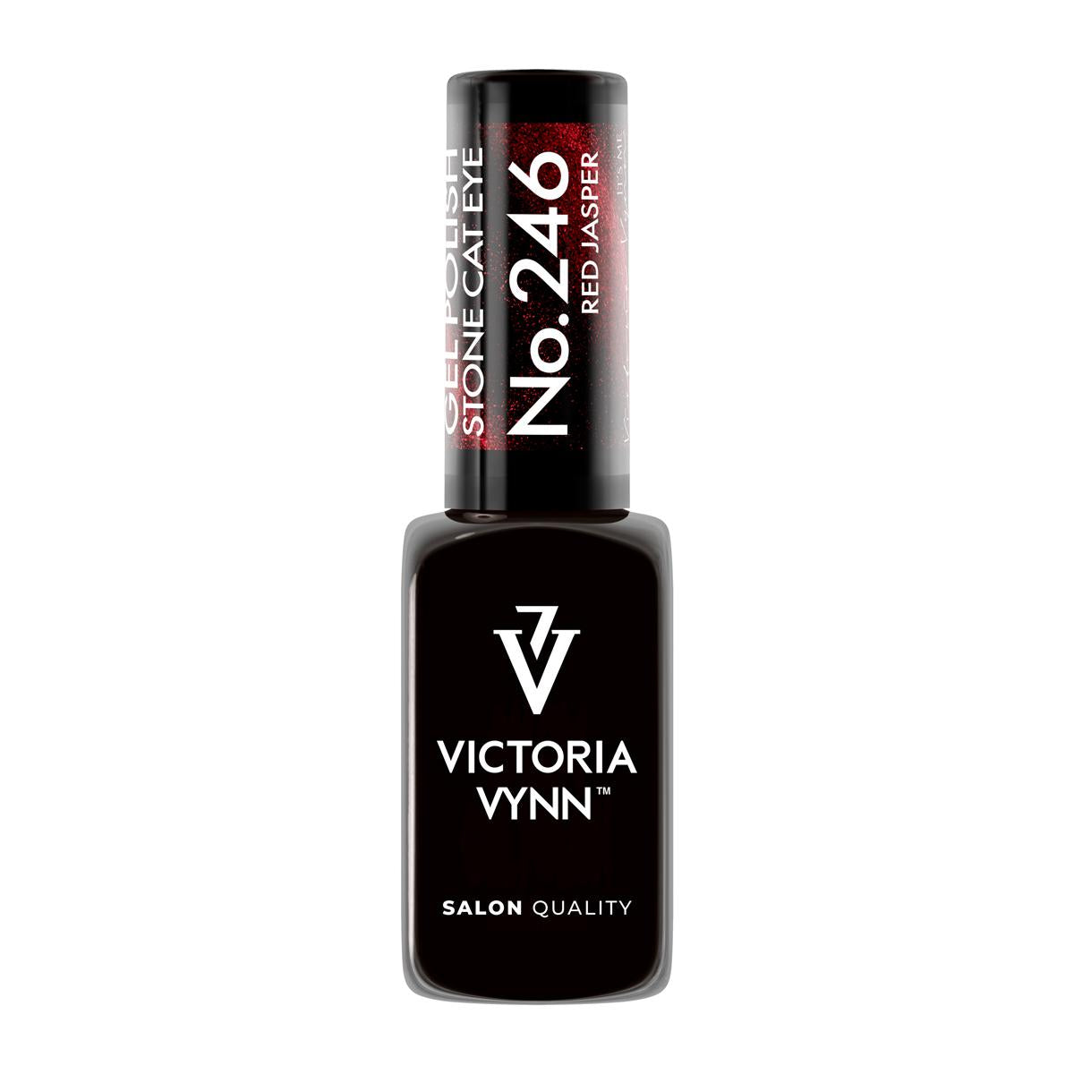 Gel Polish 246 Cat Eye Red Jasper