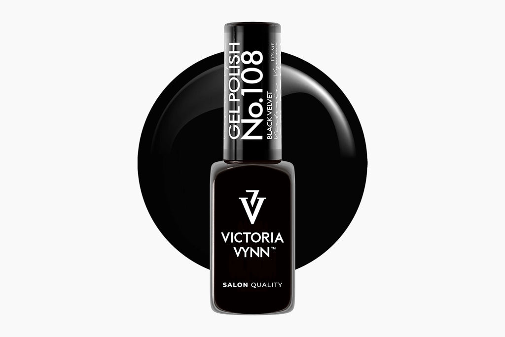 Gel Polish 108 Black Velvet