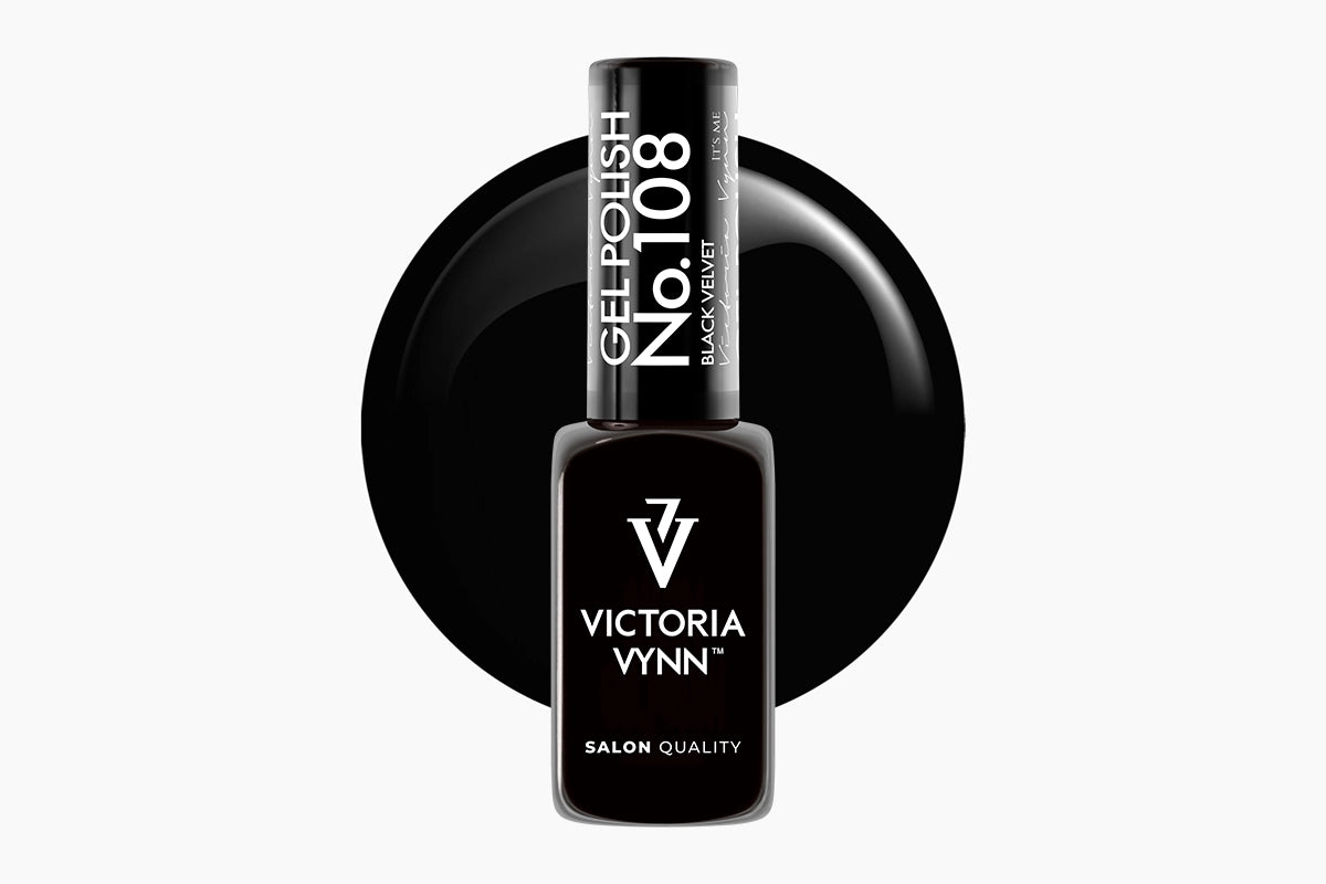 Gel Polish 108 Black Velvet