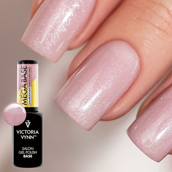 RUBBER BASE Shimmer Peachpuff 8ml